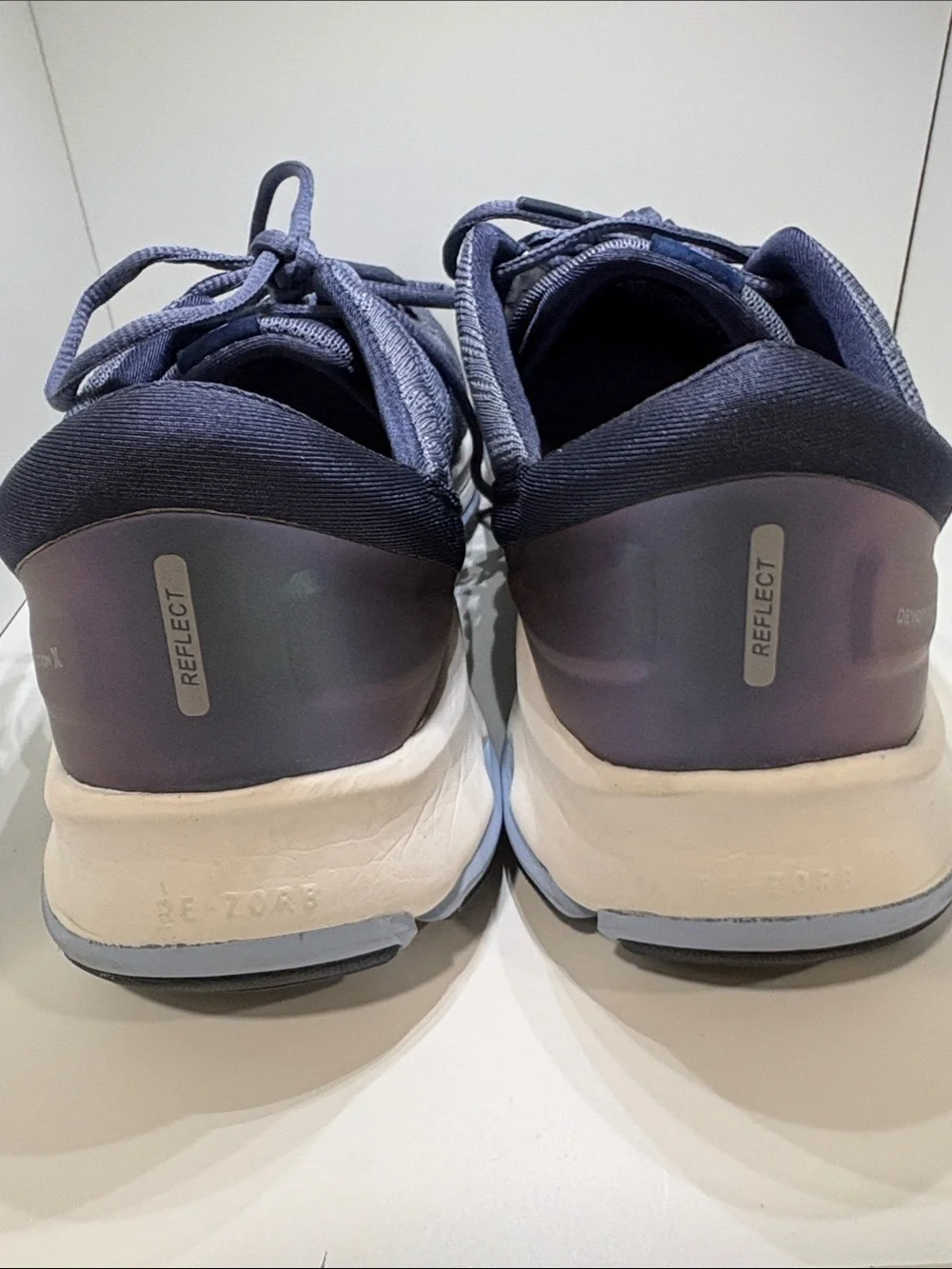 Ryka Navy and Lavender Devotion Women's Lace-Up Walk Sneakers